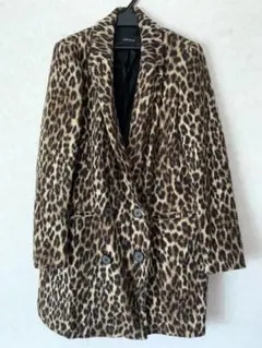 zara レオパードコート