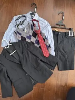 ストライプ　キッズ　スーツ