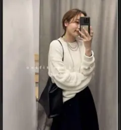 出品10/12まで！etretokyo ボトルネックローゲージニットプルオーバー