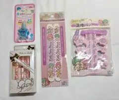 산리오 キキララ 水性ネイルカラー ネイルケア ネイルチップ セット