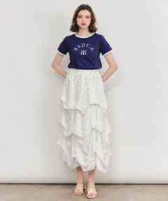 【着回し抜群♡】REDYAZEL ロゴリンガーTシャツ