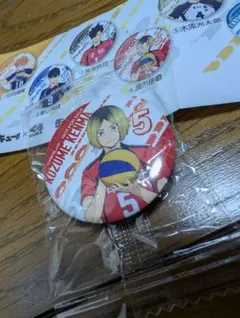 ハイキュー!! くら寿司 ミニ 缶バッジ 狐爪研磨
