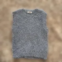INGNI ノースリーブ シャギーニット ベスト