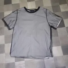 オープニングセレモニー チュールレイヤード半袖Tシャツ　白×黒　FREEサイズのサムネイル