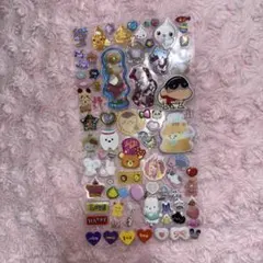 シール サンリオ たまごっち しんちゃん しずく ウォーターシール おすそ分け