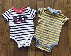 sale【まとめ売り】babyGAP 半袖 70 ロンパース ショートオール春夏