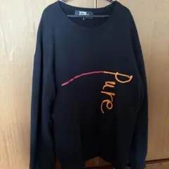 ブラックマーケット　PURE スウェット　黒　コムデギャルソンのサムネイル