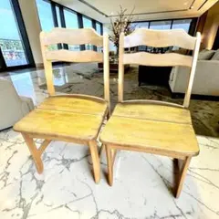 M○廃番 良美品 nora. HOLIDAYS sue chair 2脚セット - メルカリ