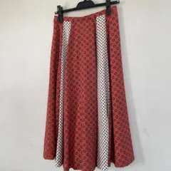マッキントッシュフィロソフィー　ジオメトリックパターンスカート