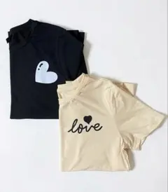 ハートロゴTシャツ 2枚セット