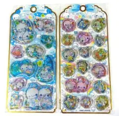 ぷくぷくあわわちゃん　ウォーターインシール　2種類セット