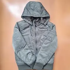 ALPHA INDUSTRIES フーデッドリブジャケット アルファ Mサイズ
