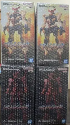 機動戦士Gundam GQuuuuuuX限界突破 ジークアクス 赤いガンダム各2