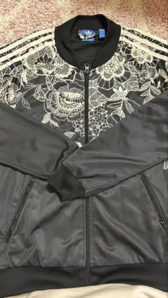 adidas 花柄刺繍 スカジャン