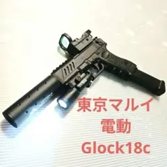 東京マルイ　グロック　EHG703 電動ガン スコープ付き 東京マルイ グロック18C EHG703 電動ガン スコープ付き 拡張マガジン付