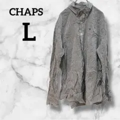 CHAPS【L】 トラッド 海外古着 ストライプ ボタンダウンシャツ