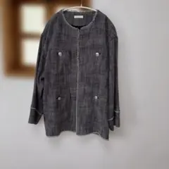 2026年最新】LOUNGEDRESS ツイードジャケット グレーの人気アイテム