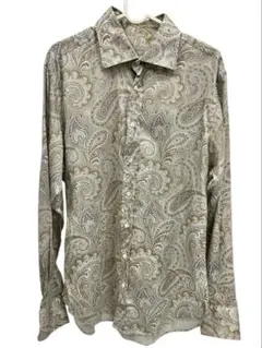 【希少】ETRO ペイズリー柄 長袖シャツ