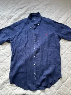 Polo Ralph Lauren ネイビーリネンシャツ