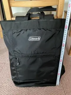 Coleman ブラック トート型リュック