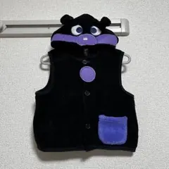 アンパンマン　バイキンマン　ベスト　アウター　70cm ブラック
