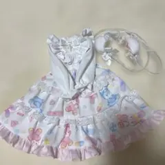 リトルツインスターズ アンジェリックプリティ スカート＆ヘアクリップ