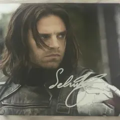 Sebastian Stan セバスチャンスタン　直筆サイン　バッキー・バーンズ