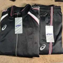 asics(アシックス) ブラック ジャージ セット(L)