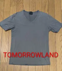 ジ*ズ様 TOMORROWLAND グレー Vネック Tシャツ M