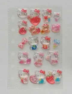 ♥《正規品》ボンボンドロップシール おすそ分け キティ