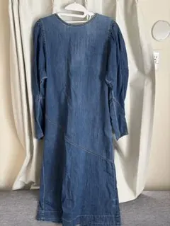 Ungridオーガニックコットンスリーブボリュームデニムワンピース