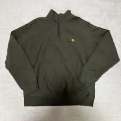 carhartt ハーフジップジャケット Lサイズ オリーブグリーン