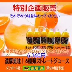 みかんジュース1000ml×6本×2箱 濃縮還元してません - メルカリ