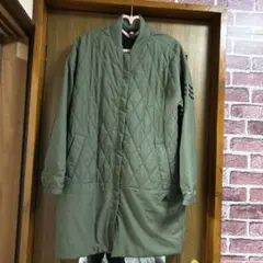 adidas キルティングジャケット Fサイズ オリーブグリーン