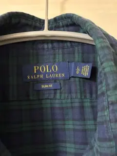 ラルフローレン　スリムフィット　ブラックウォッチ　L
