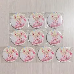 アイカツスターズ！缶バッジ 虹野ゆめ チェスクッキー イオン限定 3個