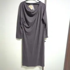 [新品]しまむら tal.by.yumi/レディース/長袖ロング丈ワンピース