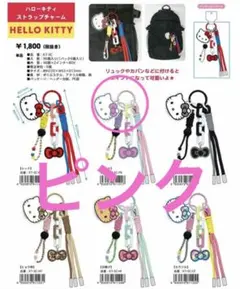 サンリオ ハローキティ ストラップチャーム パステルカラー 公式ライセンス