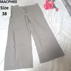 【オシャレ☆MACPHEE】カーキパンツ　サイズ38のサムネイル