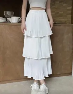 【SHEIN】ティアードスカート