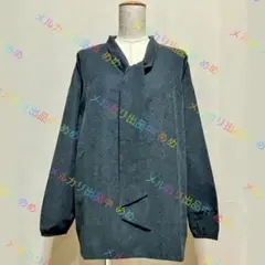 未使用 and it_ アンドイット ボウタイブラウス ブラック