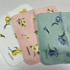 【新品】レノマ　ハンカチタオル3枚セット