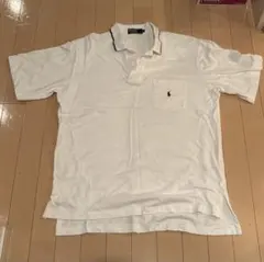 Polo by Ralph Lauren ポロシャツ ホワイト LL