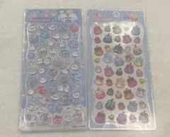 ぷくぷくあわわちゃん ほっぺちゃんプチドロップステッカー 2点セット