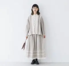 ネストローブUpcycleLino 切り替えレースブラウス - メルカリ