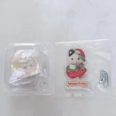 シルバニア ミルキーウェイ 赤ちゃん ハスキー アクリルキーチェーン ネコ