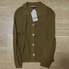 【新品未使用】ZARA オーバーサイズ ニット カーディガン