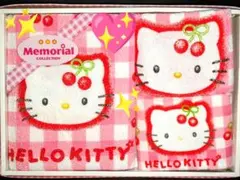 ♡超希少♡サンリオ✿ハローキティーちゃん♡さくらんぼ♡超激レトロ♡タオルセット♡