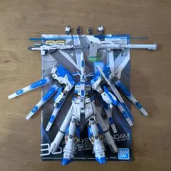 RGニューガンダム完成品 RG νガンダム」をNAOKI流アップデート！ オプション装備を複数使用し