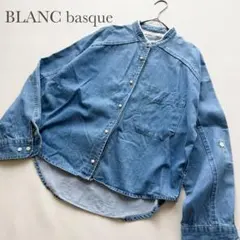 ブランバスクBLANC basque デニムシャツ パールボタンのサムネイル
